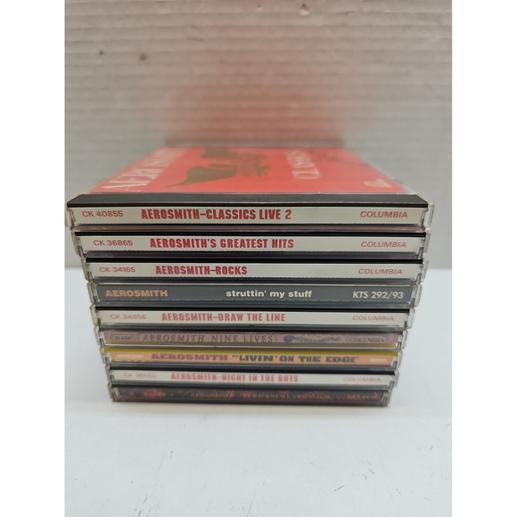 Other - Lot Of 9 Aerosmith CDs Rock